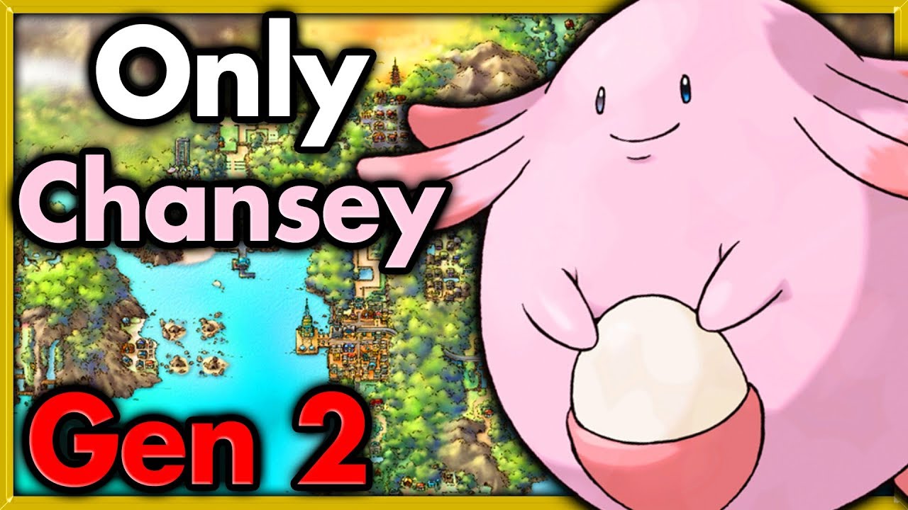 Can I Beat Pokemon Gold with ONLY One Chansey? 🔴 Pokemon Challenges ► NO ITEMS IN BATTLE