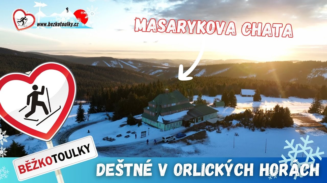Masarykova a chata i něco na zahřátí - Běžkotoulky: Deštné v Orlických horách
