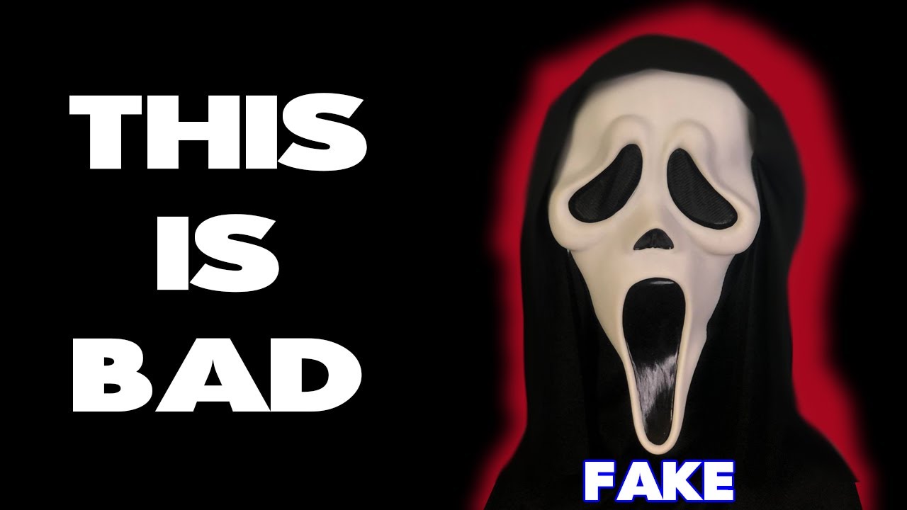 New FAKE Scream masks hit the market