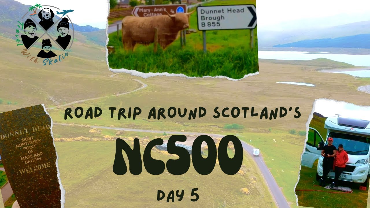 SCOTLANDS NORTH COAST 500 (NC500) IN A MOTORHOME! - DAY 5!