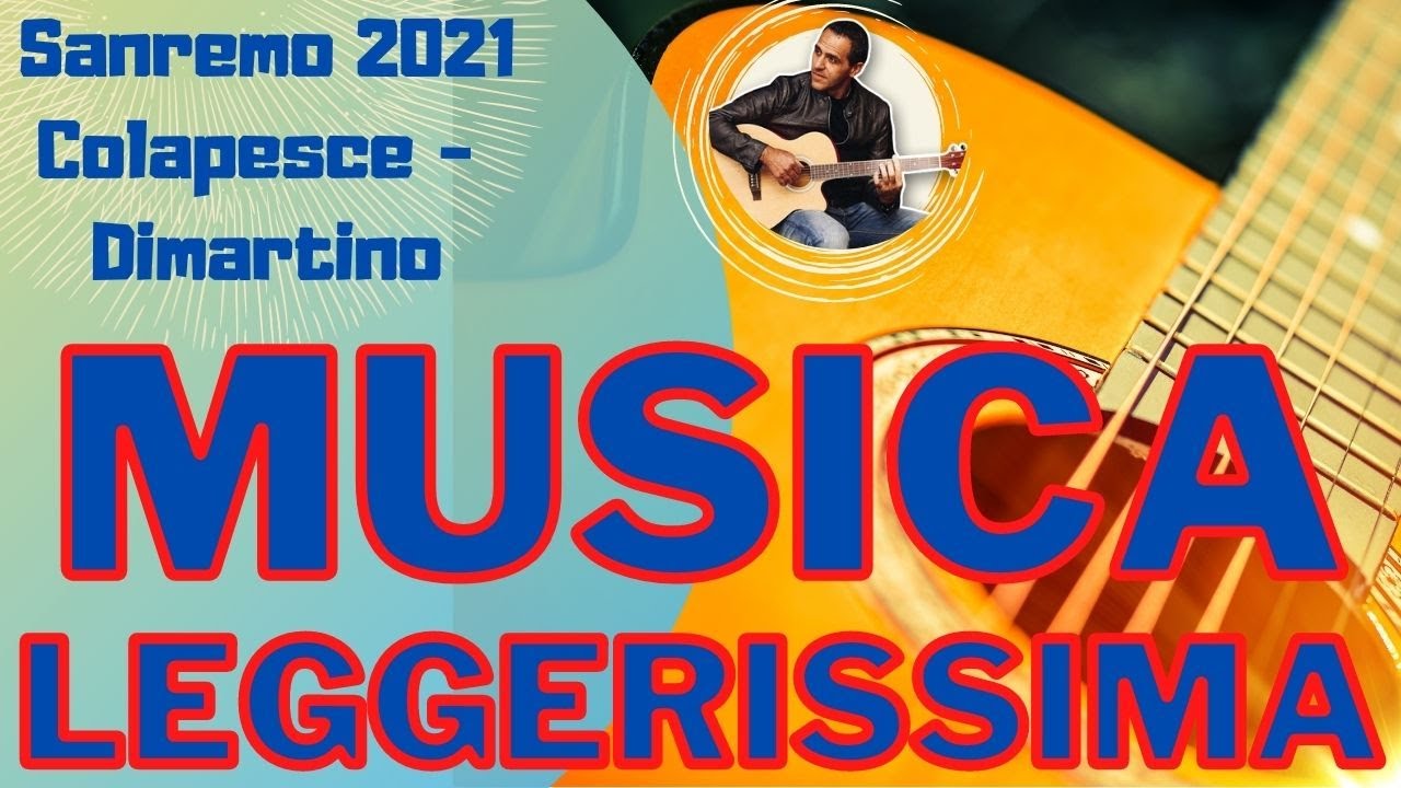 Sanremo 2021 Musica Leggerissima Colapesce e Dimartino