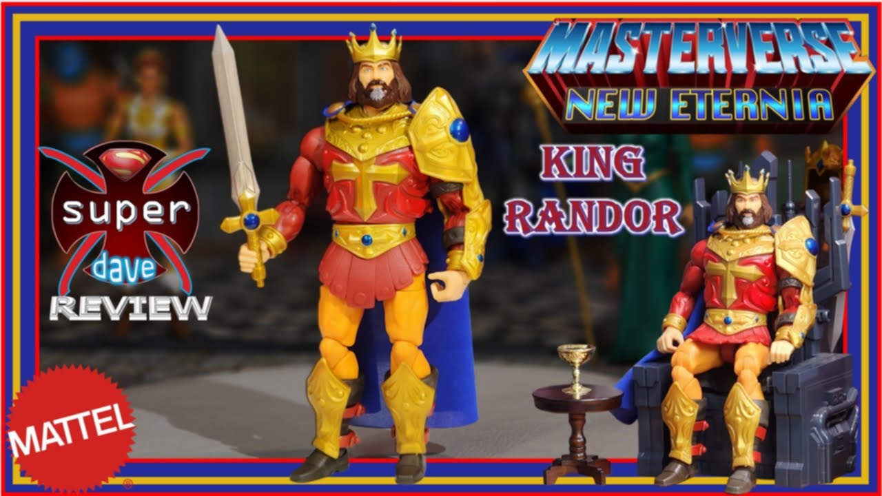 King Randor New Eternia Masterverse Figure Wave 16 Review