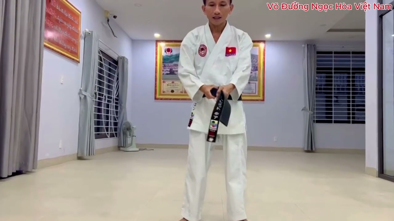 Hướng dẫn cách thắt đai cho các võ sinh - Võ Đường Ngọc Hòa Việt Nam