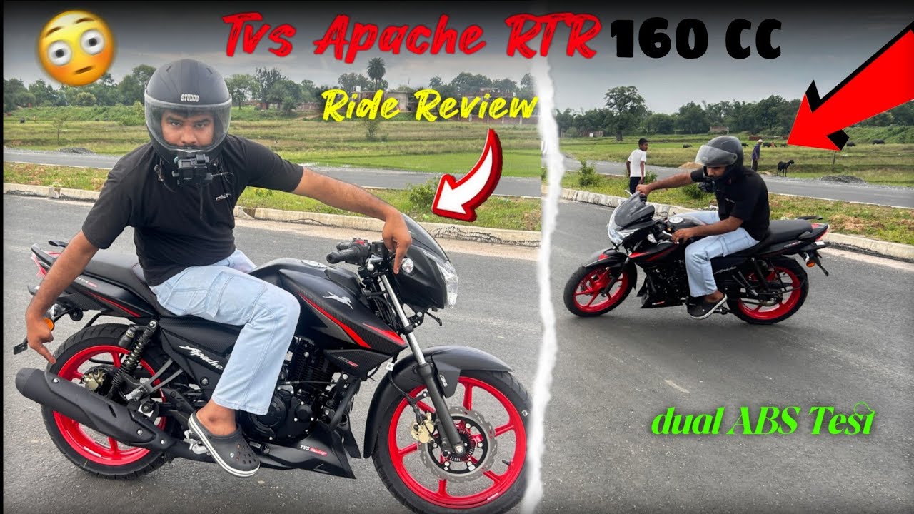Launch होते ही Apache RTR 160 Dual ABS का Brake Test कर दिया 😲 Apache RTR 160 Ride Review