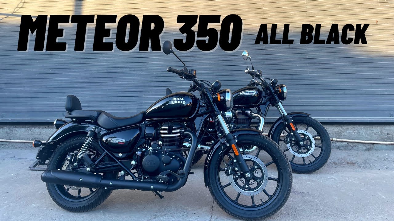 2023 Royal Enfield Meteor 350 - All Black Fireball and Stellar🔥