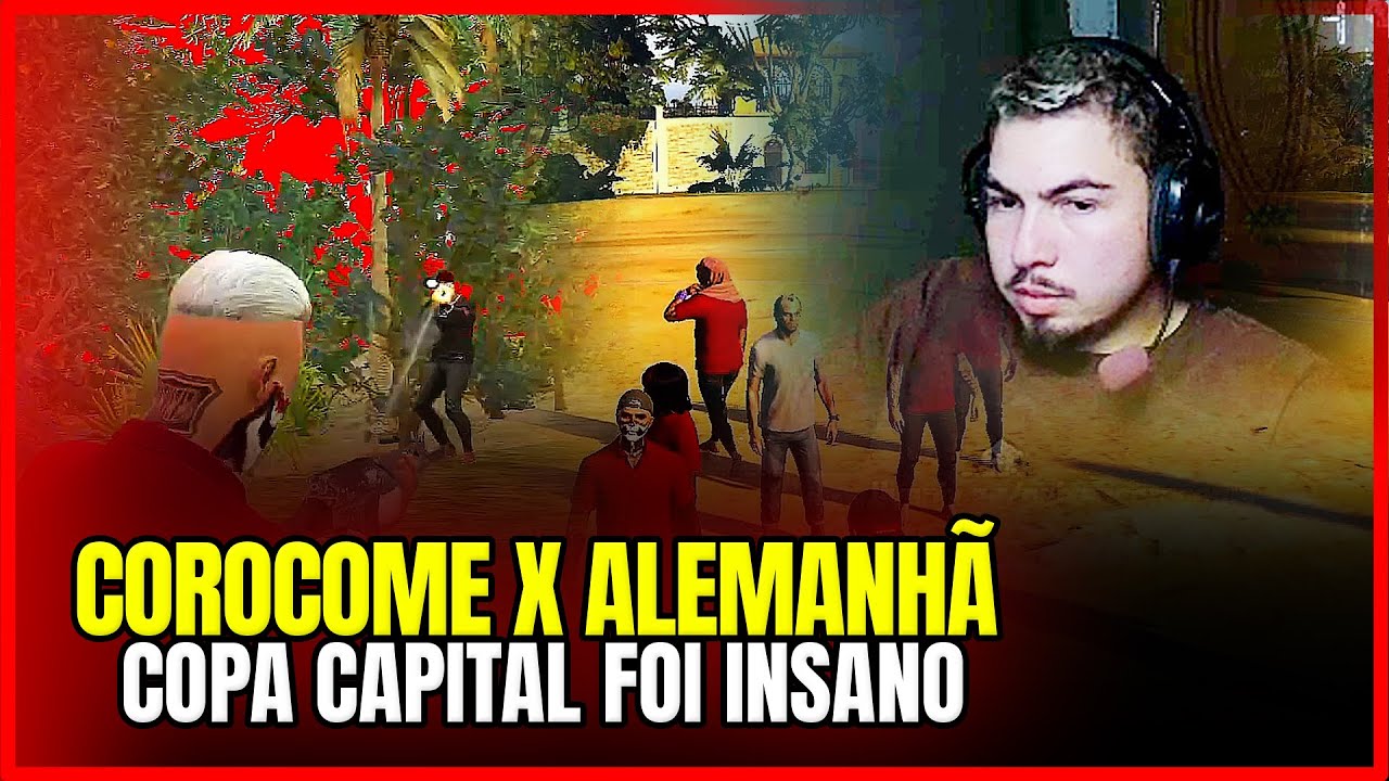 RIVALIDADE e POLÉMICA!😱 COROCOME X ALEMANHA foi INSANO na COPA CAPITAL no GTA RP
