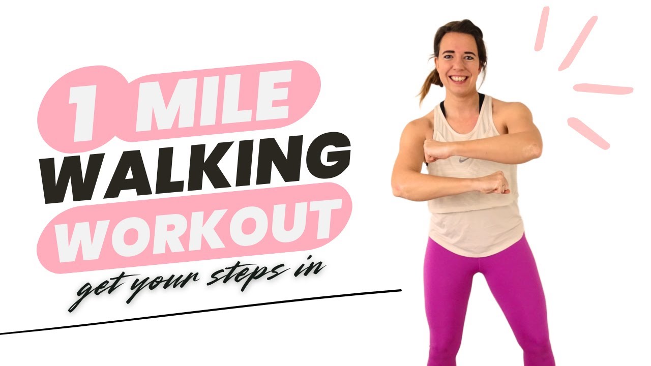 1 Mile Walking Workout at Home - Power Marching at Home - Low Impact Exercises only