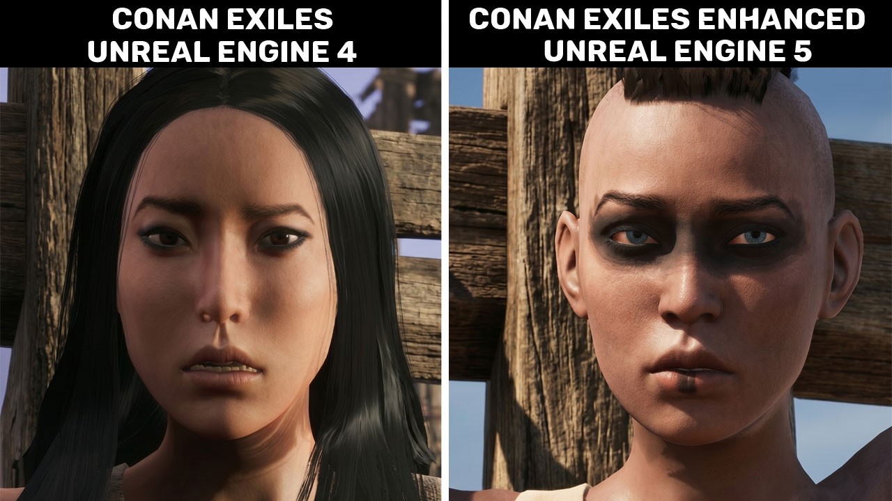 Conan Exiles Unreal Engine 4 vs Unreal Engine 5 (Enhanced)