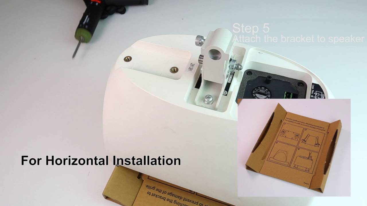 Yamaha CIS Speaker Quick installation guide VXS5/VXS8 (VXS series)