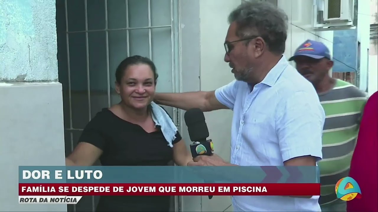 Rota da notícia- Comoção e tristeza na despedida de jovem vítima de afogamento