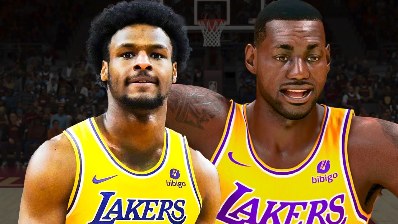 I Made LeBron a Rookie with Bronny
