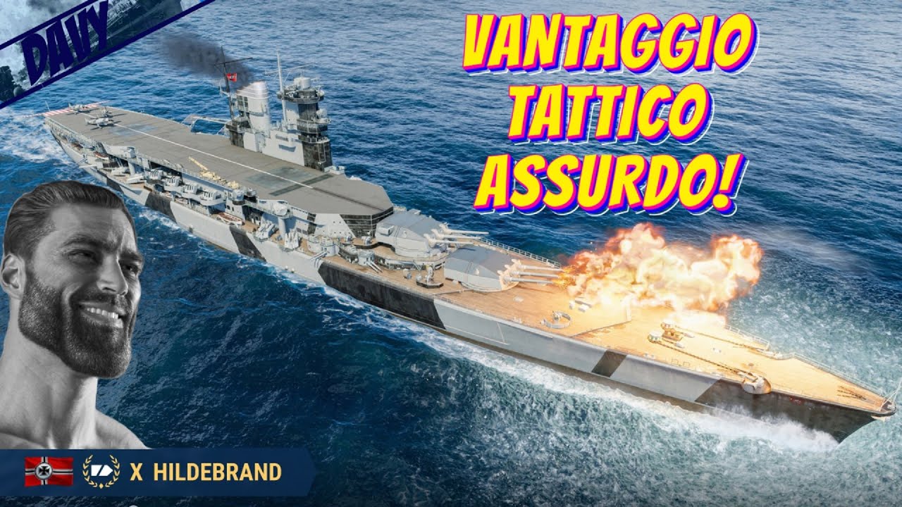 HILDEBRAND, INCROCIATORE IBRIDO CON AEROSILURANTI E BOMBARDIERI⚓WORLD OF WARSHIPS ITA⚓