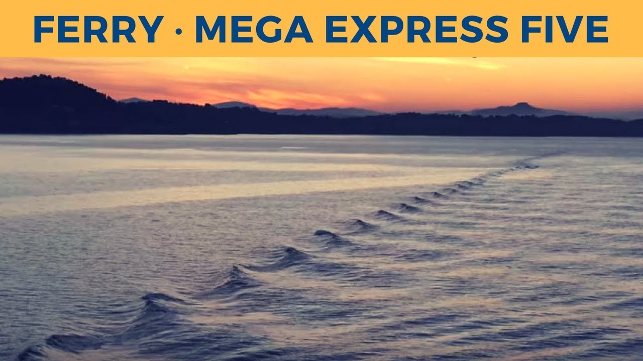 Passage MEGA EXPRESS FIVE, Ajaccio - Toulon (Corsica Sardinia Ferries)