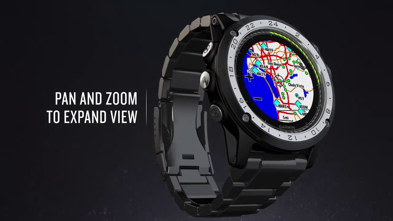 Garmin D2 Charlie Reloj de Aviacion. Lleva cuenta de tu dia y de tus vuelos.
