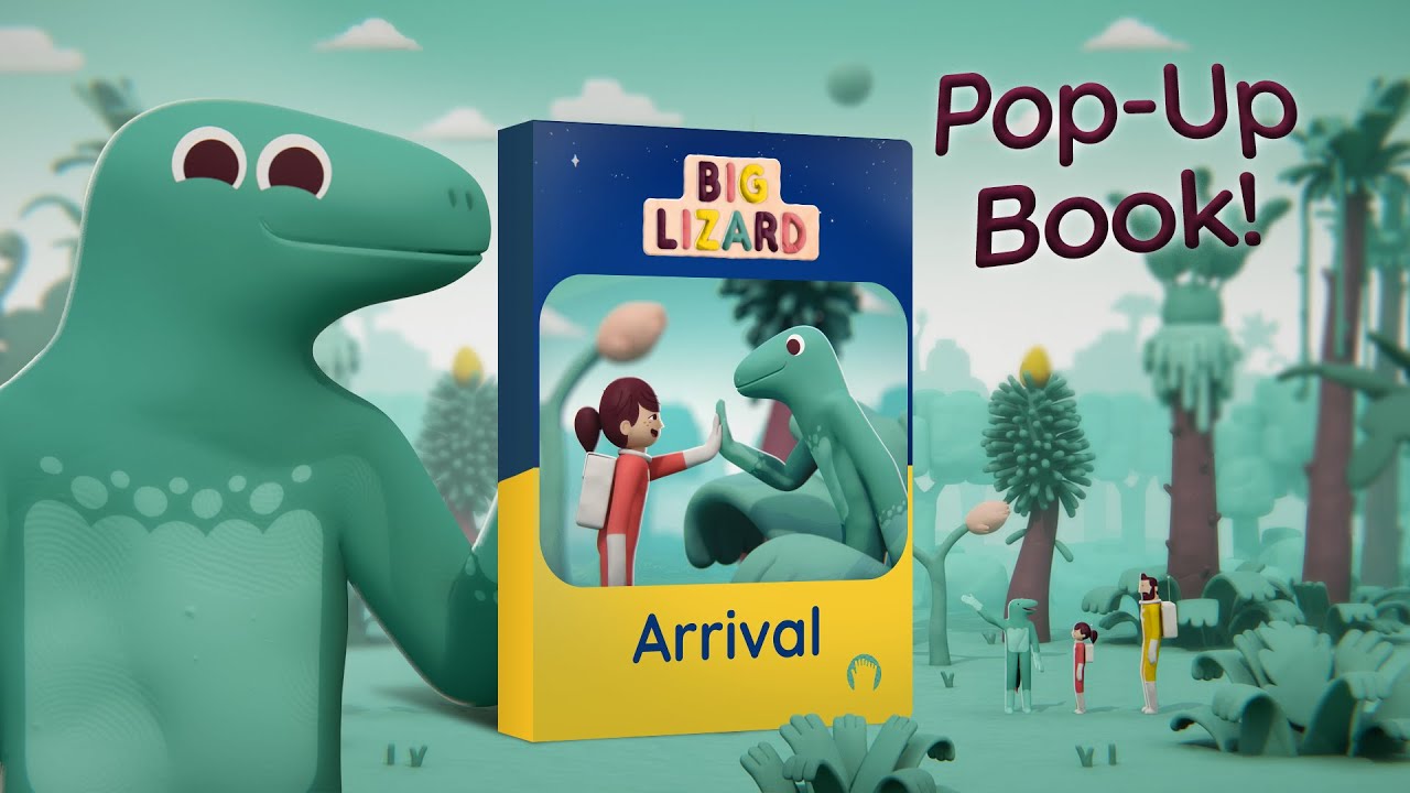 Arrival: Our First Adventure on Proxima - A Big Lizard Pop-Up Book!🦎