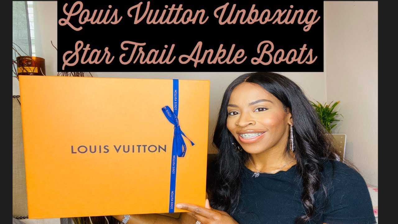 LOUIS VUITTON UNBOXING STAR TRAIL BOOTS