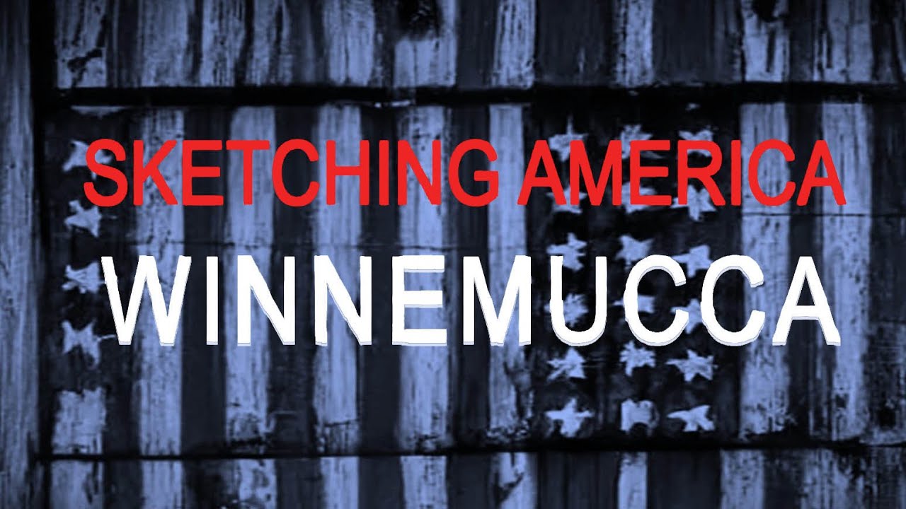LOST BETWEEN TRAINS - A STRANGE NIGHT IN WINNEMUCCA - SKETCHING AMERICA