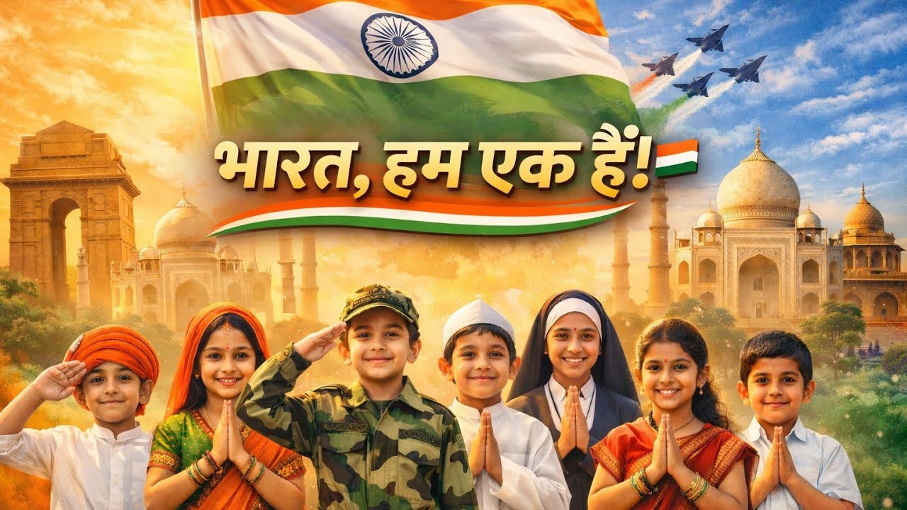 भारत हमको जान से प्यारा है | Patriotic Song | Hindustani Naam Hamara