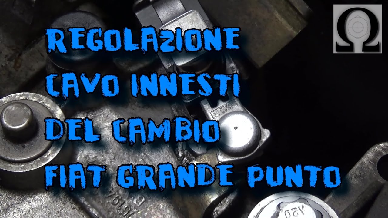 Lubrificazione Regolazione cavo innesto cambio fiat grande punto