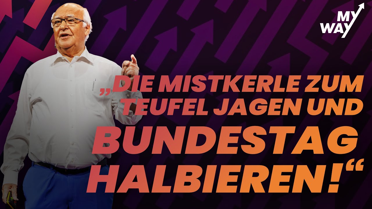 Martin Herrenknecht über sein Unternehmen und die Politik | Keynote & Interview auf der MyWay 2024