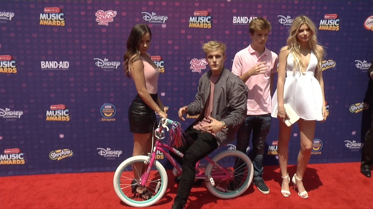 Jake Paul, Alissa Violet, Tessa Brooks, Alex Lange 2016 RDMA Red Carpet