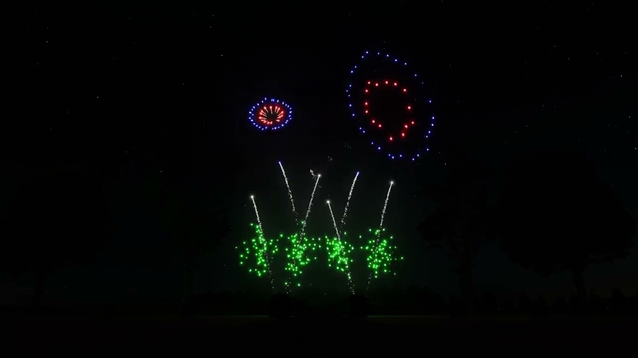 Feu d'artifice pyromusical FWSIM 3 musiques épic, @pyrostar58290