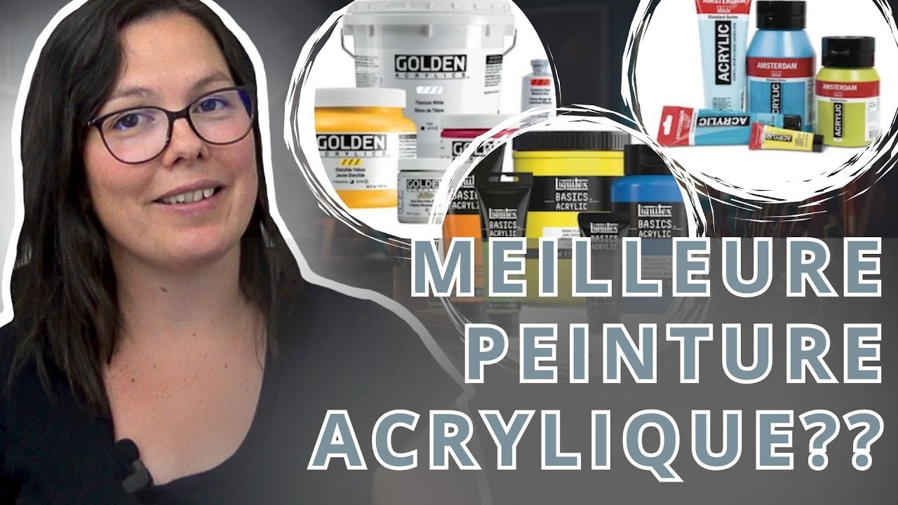 Quelle peinture acrylique pour les d&eacute;butants ? D&eacute;couvre les meilleures peintures disponibles!