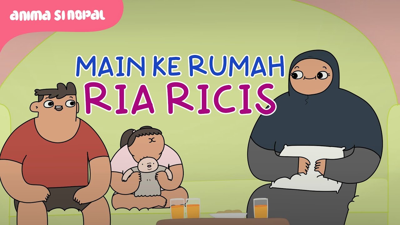 Main Ke Rumah Ria Ricis Sambil Bawa Boneka Terkutuk - Kartun Lucu