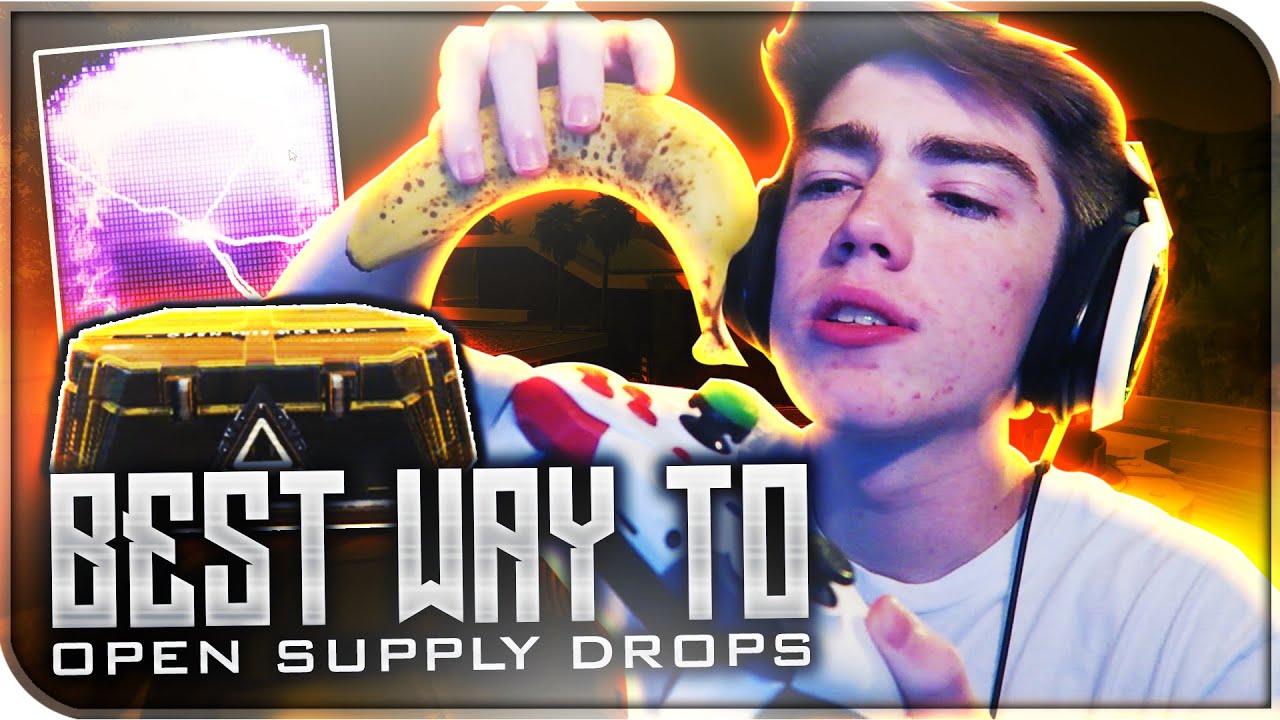 BEST WAYS TO OPEN SUPPLY DROPS! Legendary Supply Drop Methods (COD AW Supply Drop Opening PARODY)