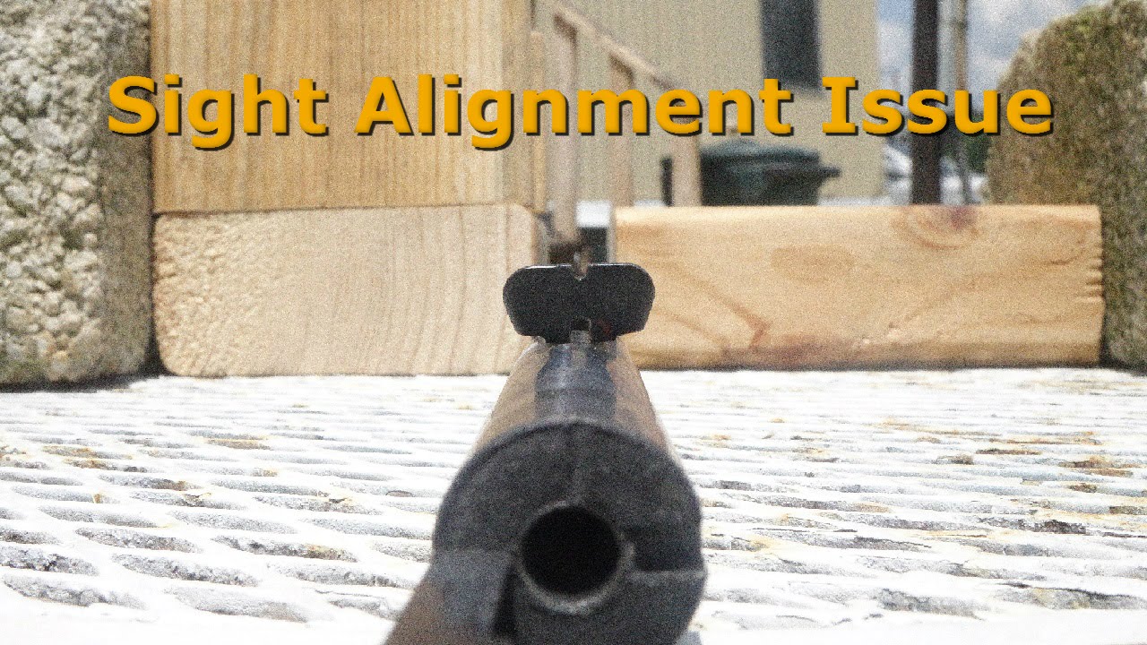 Savage 64f 22lr - Sight Alignment Issue