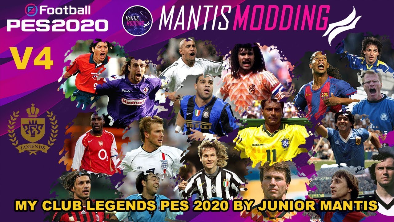 MyClub Legends Offline Mode eFootball PES 2020 PS4 V4 DataPack 4.0 || By Junior Mantis