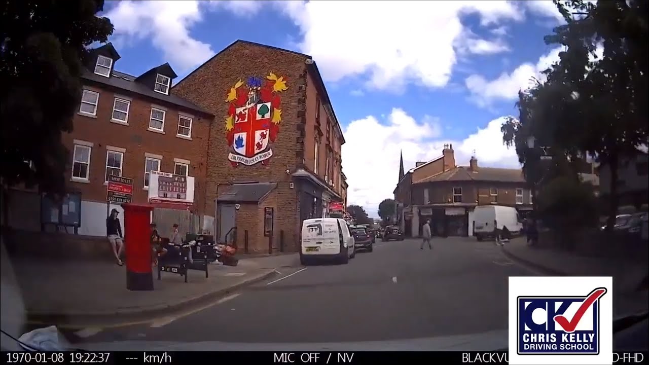 Upton test centre on the Wirral, Test Route 2 Oxton village