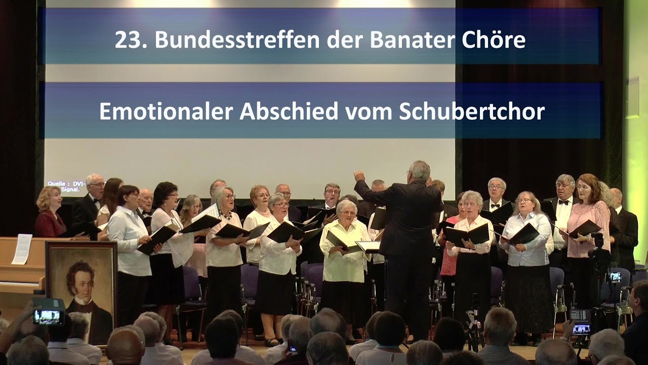 Bundestreffen der Banater Chöre 2024 - Verabschiedung des Schubert-Chores