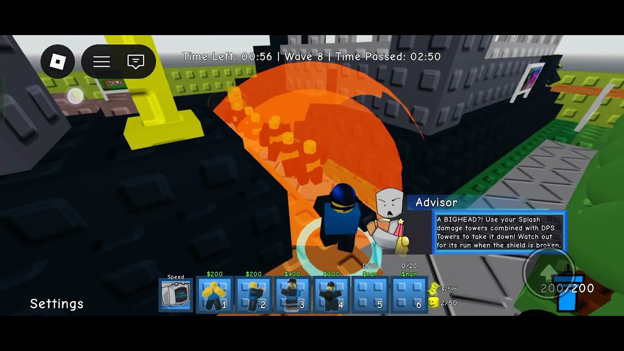 Playing doomspire defense again(failed to defeat yellow)