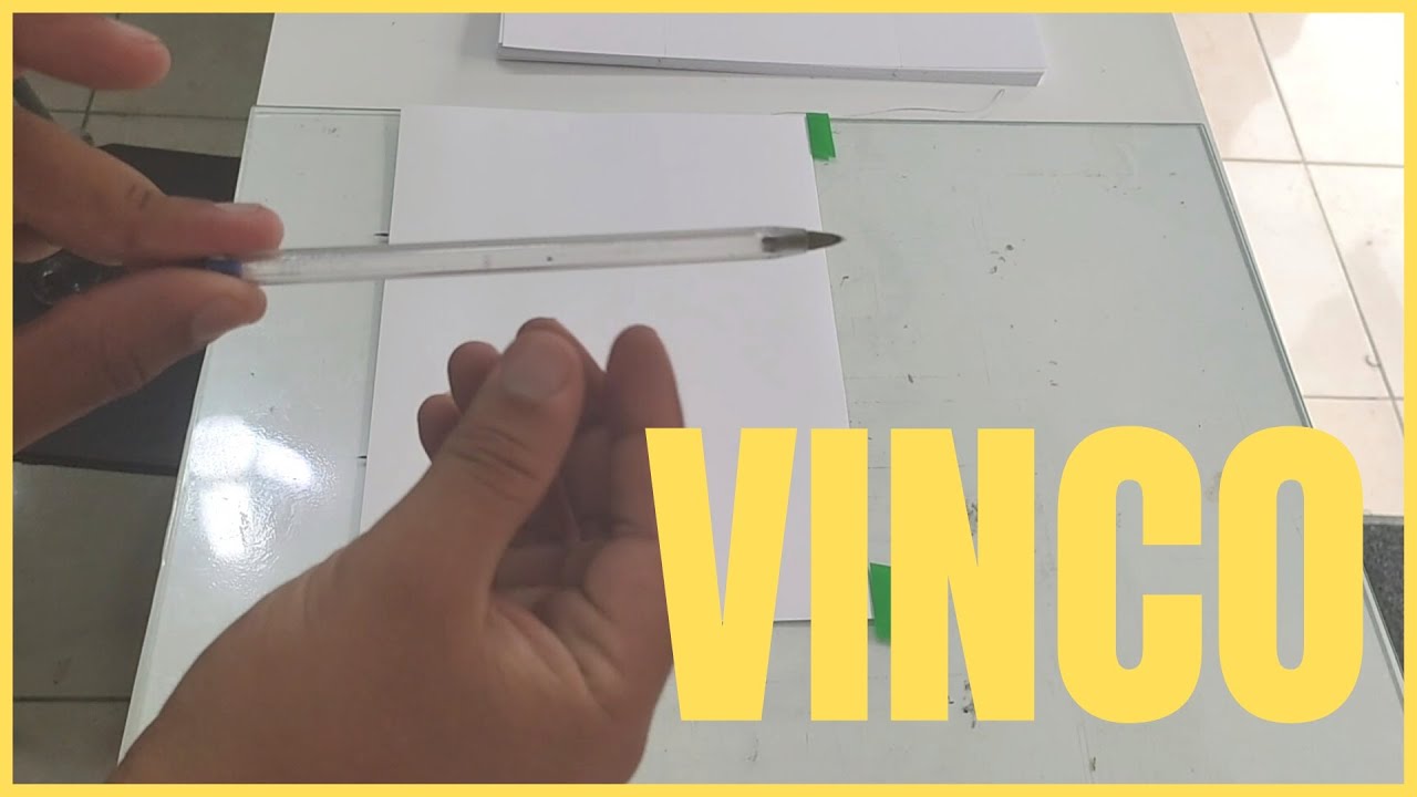 A VINCADEIRA QUE TODO MUNDO TEM EM CASA | Como vincar papel com uma caneta!
