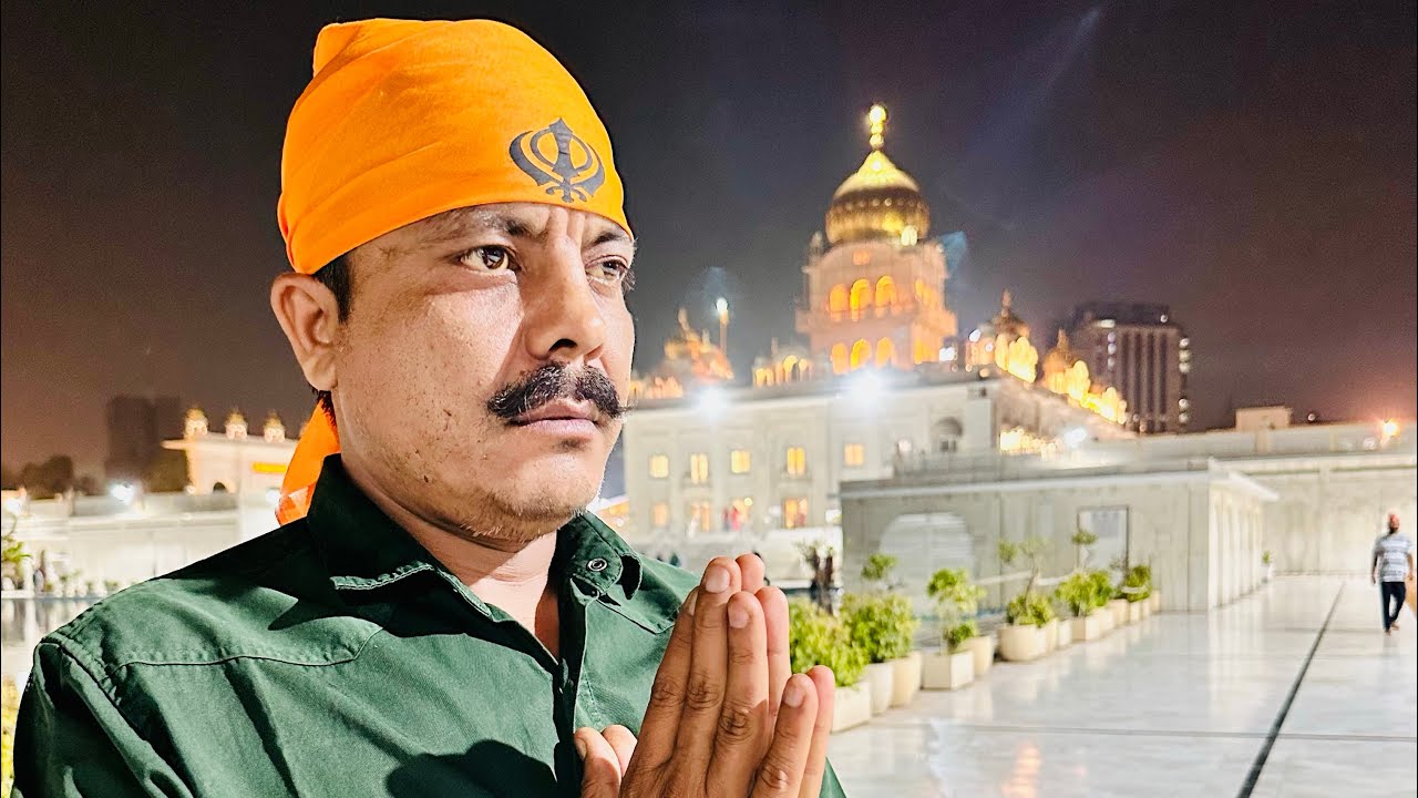 आधी रात को घुमे दिल्ली 🥰 बँगला साहिब गुरुद्वारा || इंडिया गेट #mandeepdeswal