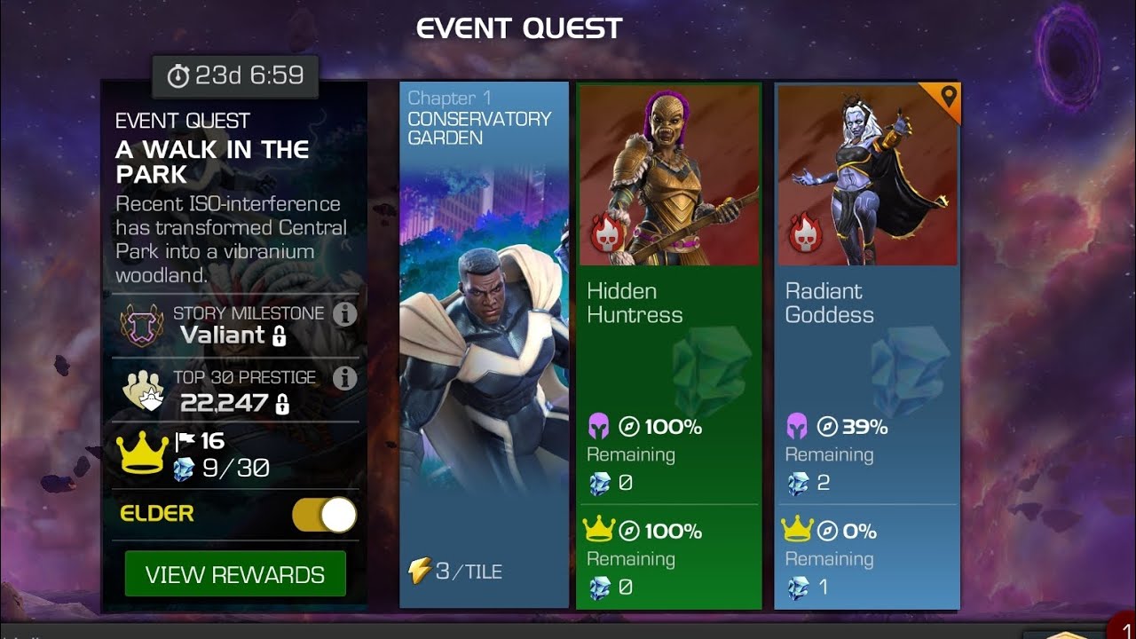 Marvel Contest of Champions- 2026 February EQ- Elder Difficulty Quest 2