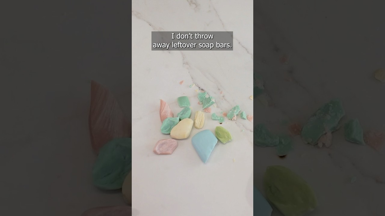 Don&rsquo;t toss soap scraps &ndash; turn them into something useful