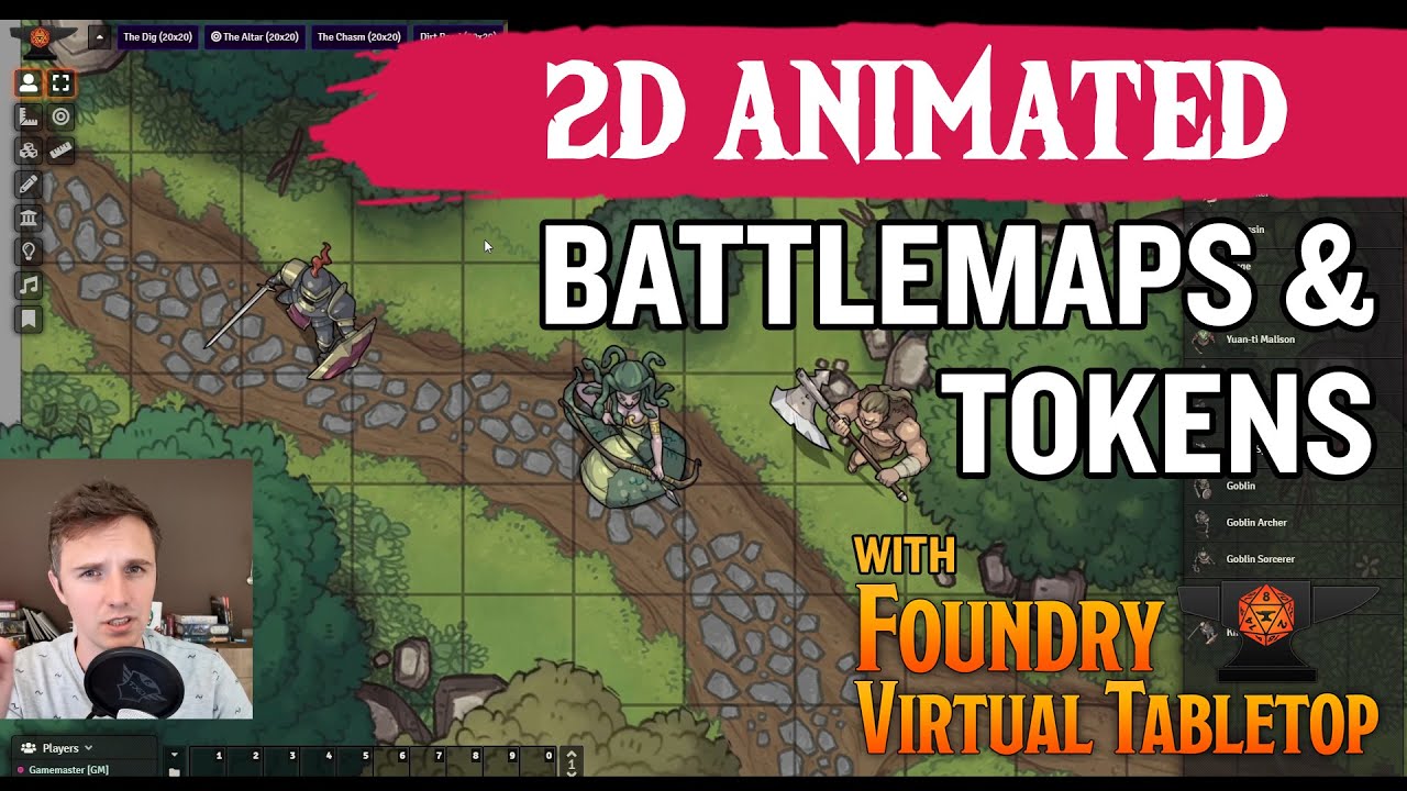 Animated Battlemaps & Animated Tokens in Foundry VTT
