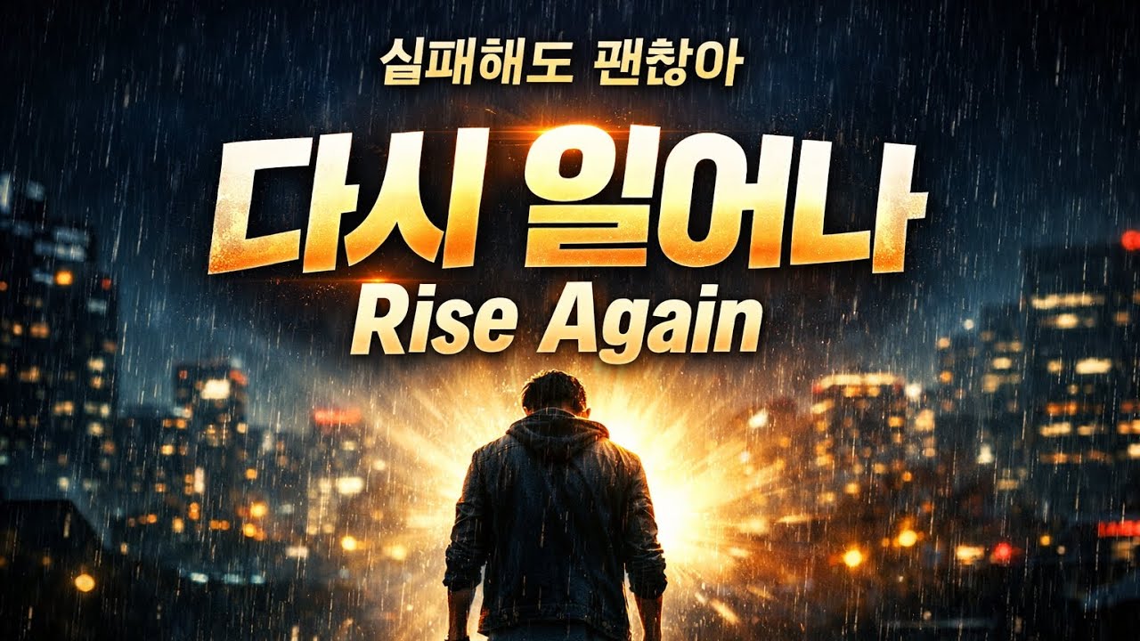 다시 일어나 | Rise Again 🔥 실패해도 괜찮아, 지금이 시작이다 (락밴드 힐링곡)