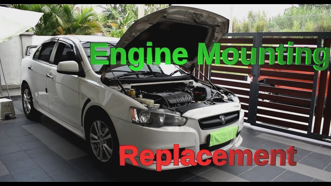 How to change the engine mounting for your car - Inspira/Lancer