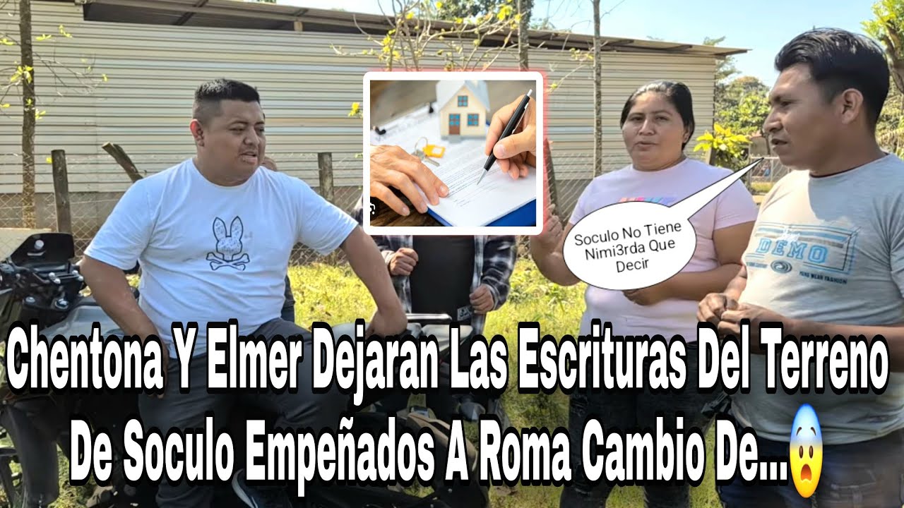 Ultima Hora Elmer Negocea Las Escrituras Del Terreno Que Soculo Le Dejo A Sus Hijos Con Romario? 