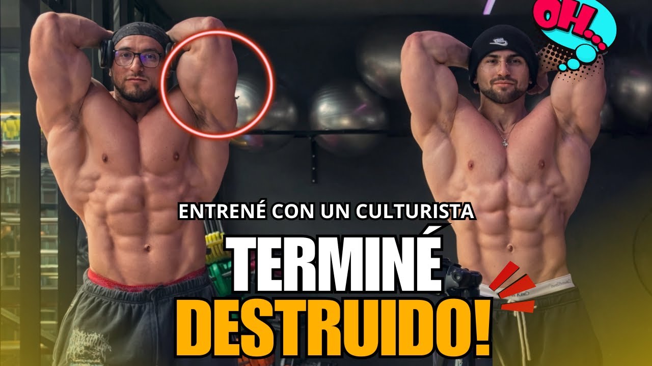 Entrené brazo con un culturista 🇨🇱 y aprendí más de lo que esperaba