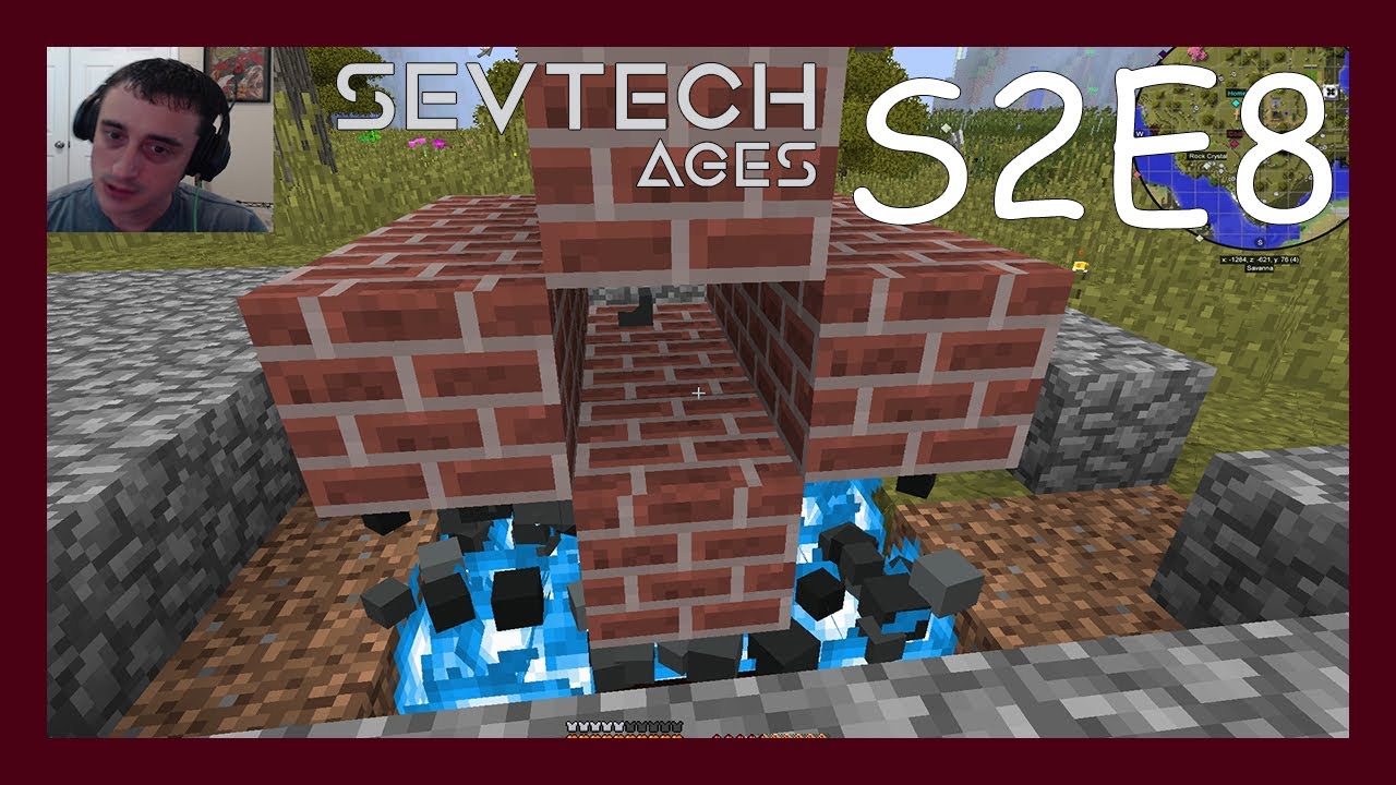 Stoked kiln and stoked cauldron - Sevtech Ages Lets Play - S2E8