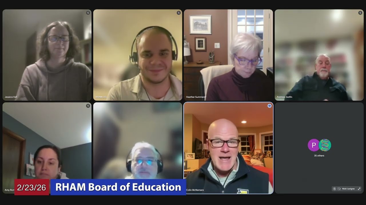 RHAM Board of Education - February 23, 2026