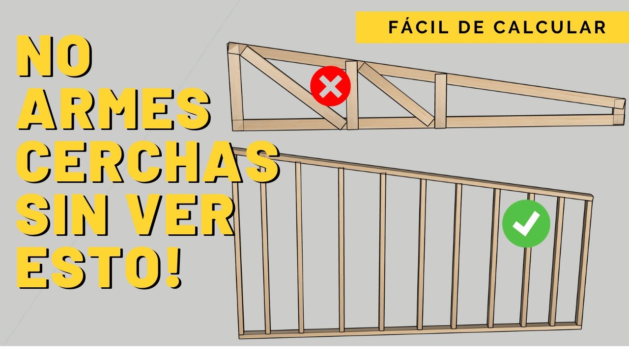 📐 CALCULO de PENDIENTE DE un TECHO en % 🔷 Cómo calcular INCLINACION de un techo CERCHA o cubierta? 🏠