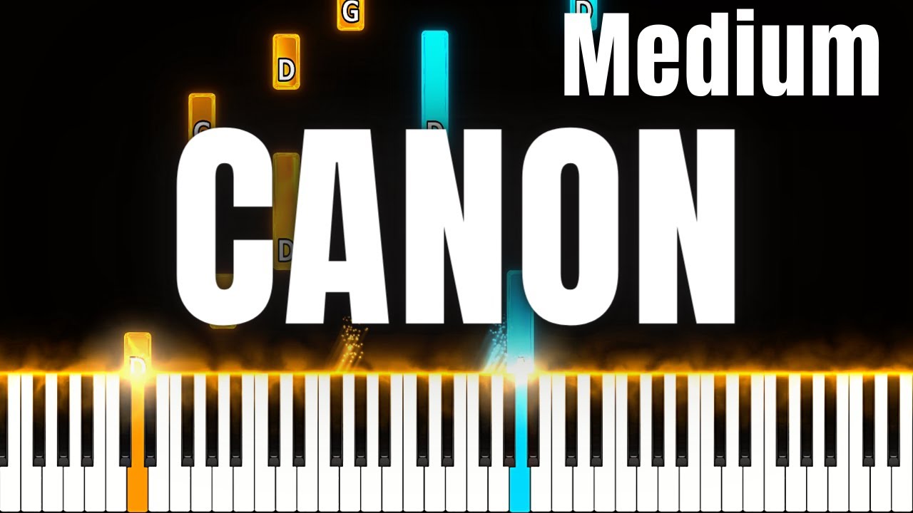 Canon in D - Piano Tutorial INTERMEDIATE (SHEET MUSIC)