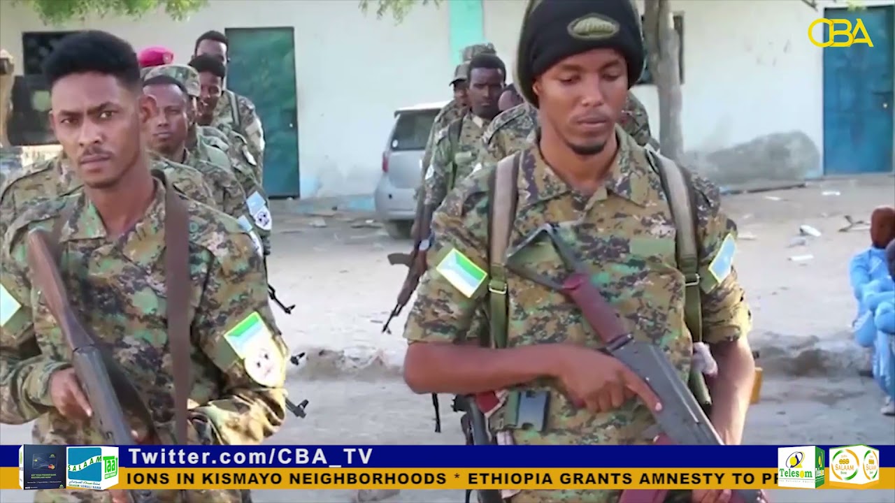 Jubbaland security forces conduct Security operations in Kismayo neighborhoods