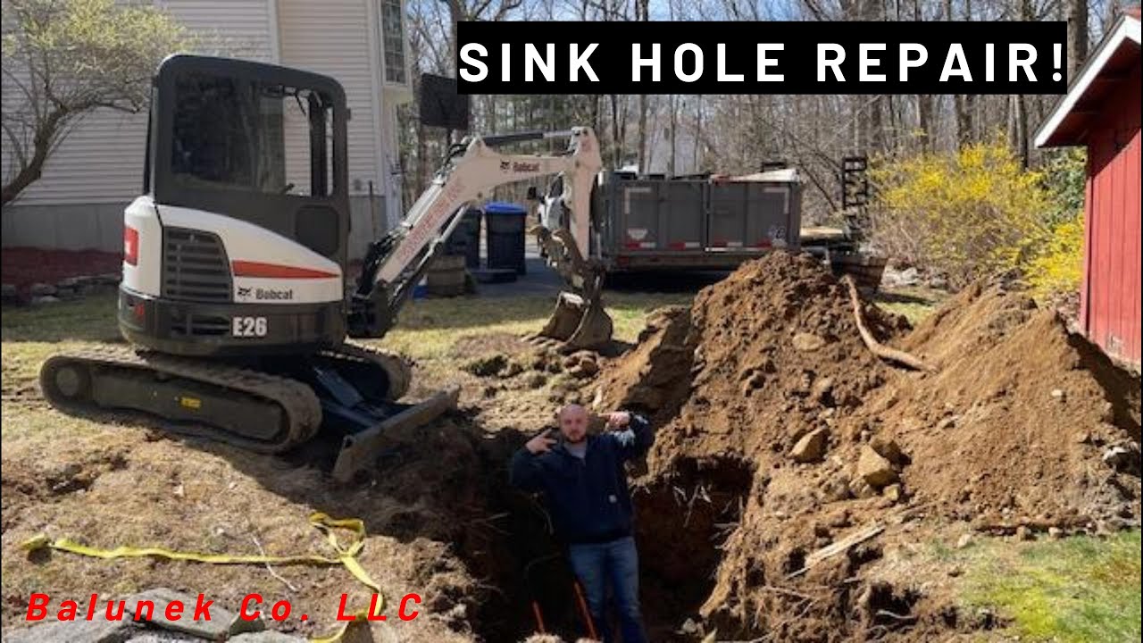 Sink Hole Repair!