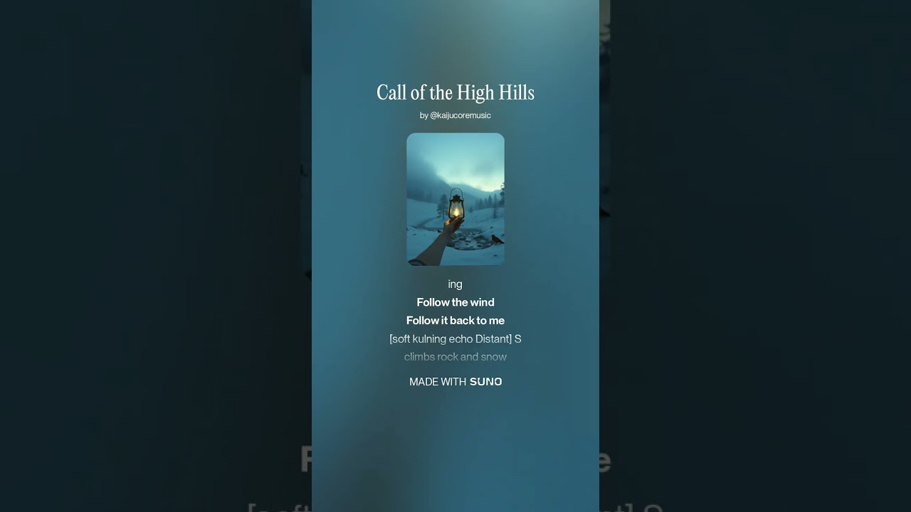 Call Of The High Hills